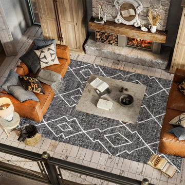 Carwa Tribal Diamond Trellis Indoor/outdoor Area Rug